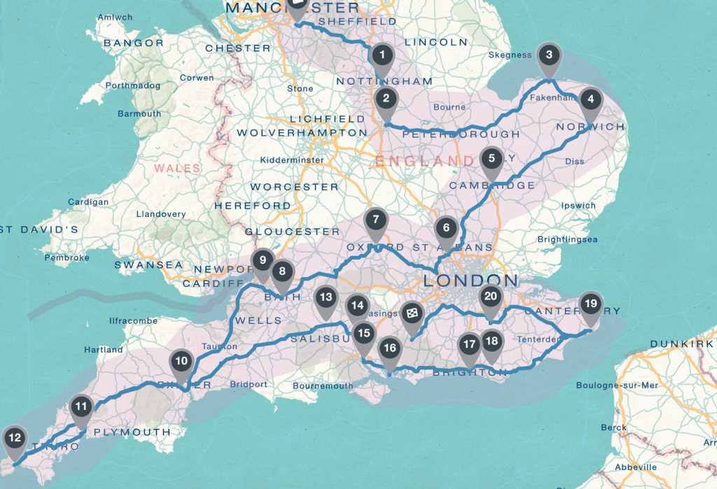 southern england trips