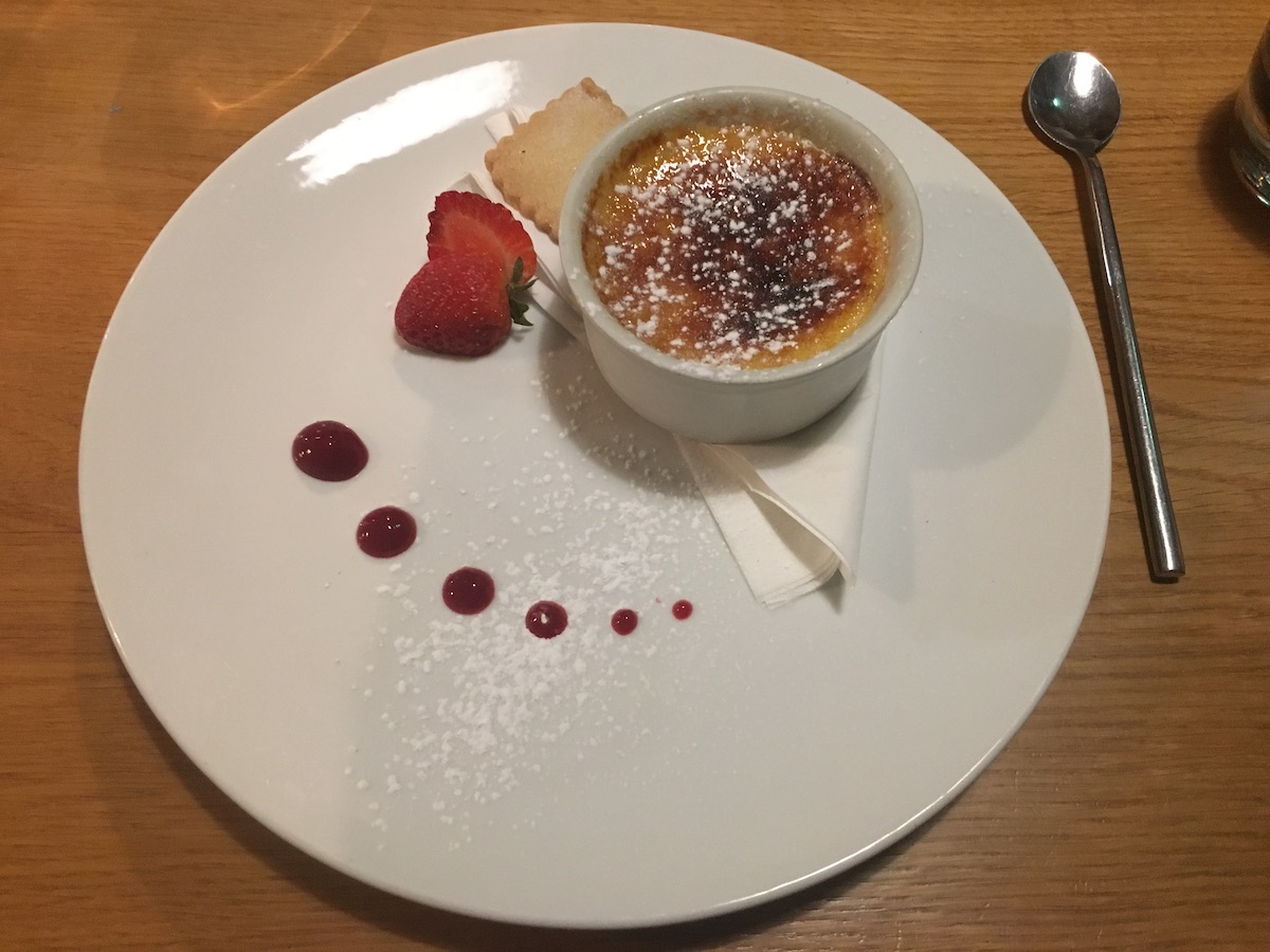 The lime tree creme brulee